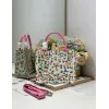 Dior Toile de Jouy Garden Embroidery Canvas Book Tote Bag #A65912