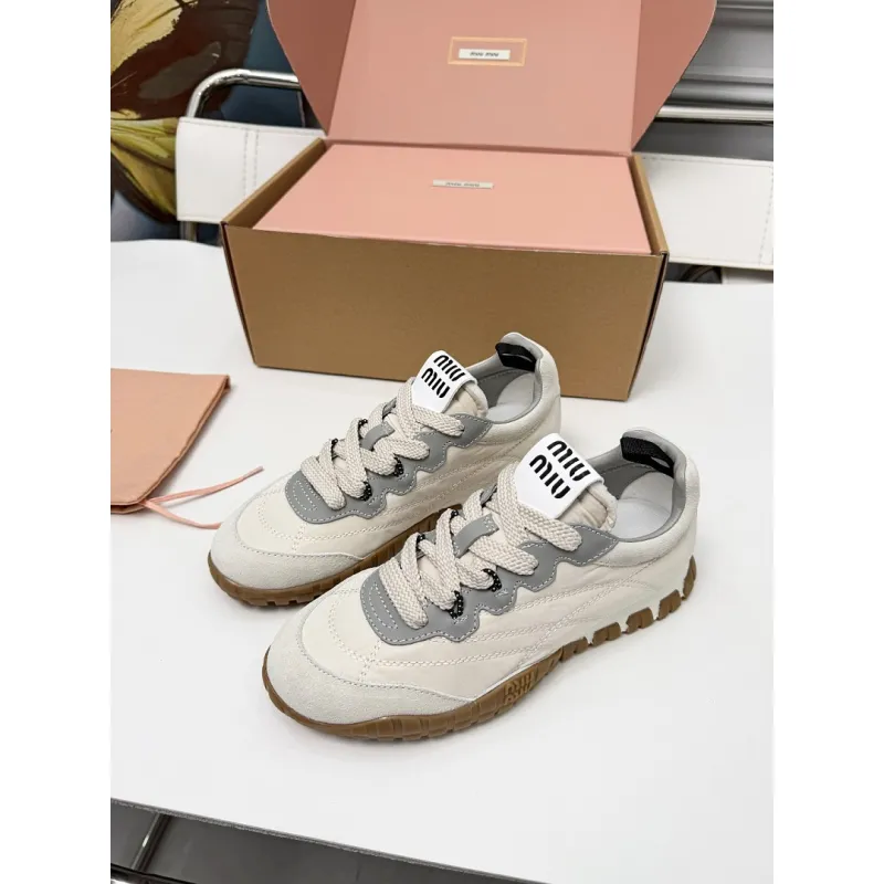 Miu Miu Womens Spring Summer Lightweight Training Shoes #A66062 Miu Miu Womens Spring Summer Lightweight Training Shoes #A66062