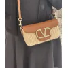 valentino Garavani VLogo Signature Wicker - Leather Crossbody Bags in Assorted Colors size:21×10×6cm #A53898 valentino Garavani VLogo Signature Wicker - Leather Crossbody Bags in Assorted Colors size:21×10×6cm #A53898