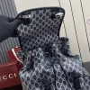 Gucci 839110 Grey GG Supreme Canvas Drawstring Flap Backpack #A66009