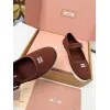 Miu Miu Womens Retro Calfskin Leather Ballet Flats #A66074