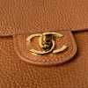 Chanel AS6231 Maxi Airport Classic Flap Bag Caviar Leather Gold CC Hardware Shoulder Handbag #A65956